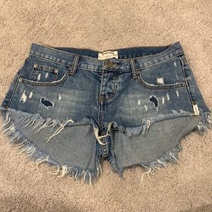 one teaspoon bonita cut off shorts